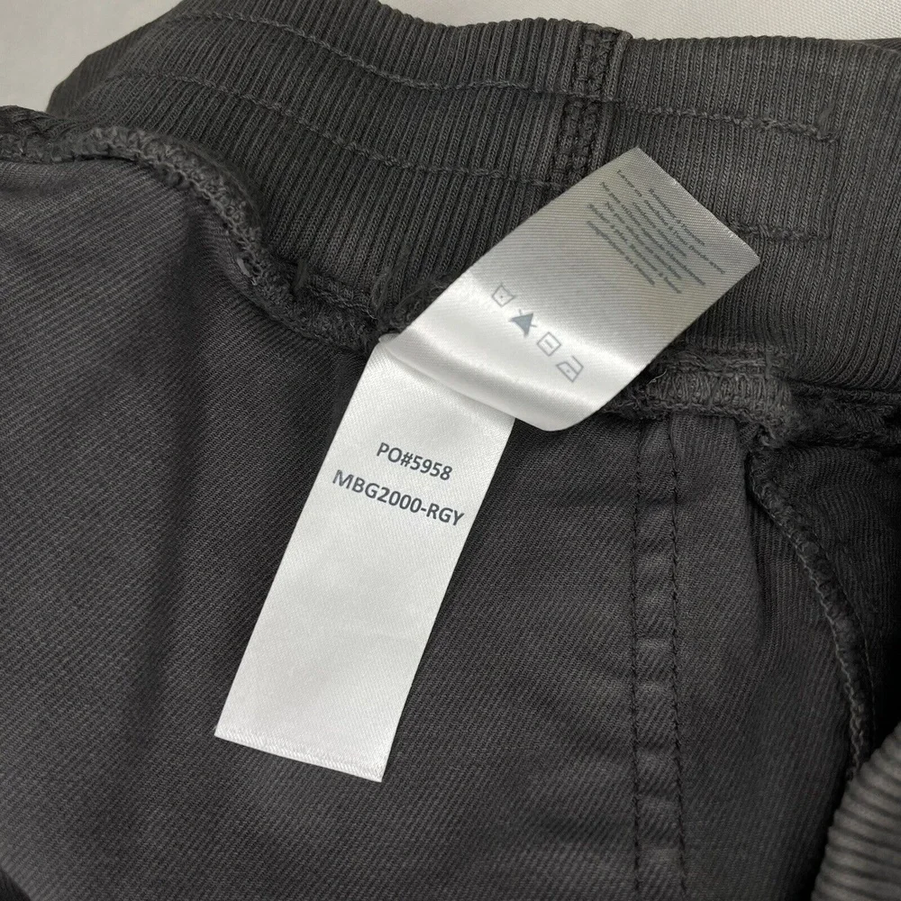 FAHERTY Brand Men's Traveler Pants Rugged Grey Size Small Drawstring Chino - Picture 6 of 9